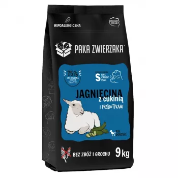 PAKA ZWIERZAKA Lamb with zucchini S - sucha karma dla psów - 9kg