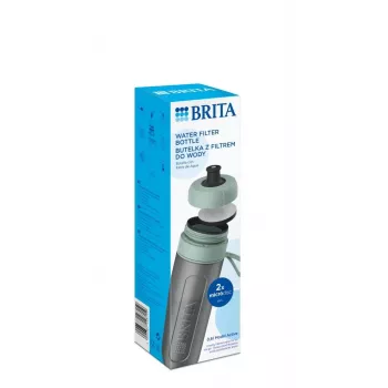 Brita Sports Water Filter Bottle Active Dark zielony, zielony