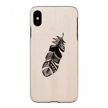Etui na telefon man and wood do iPhone X/XS — Indian Czarny, ochronne