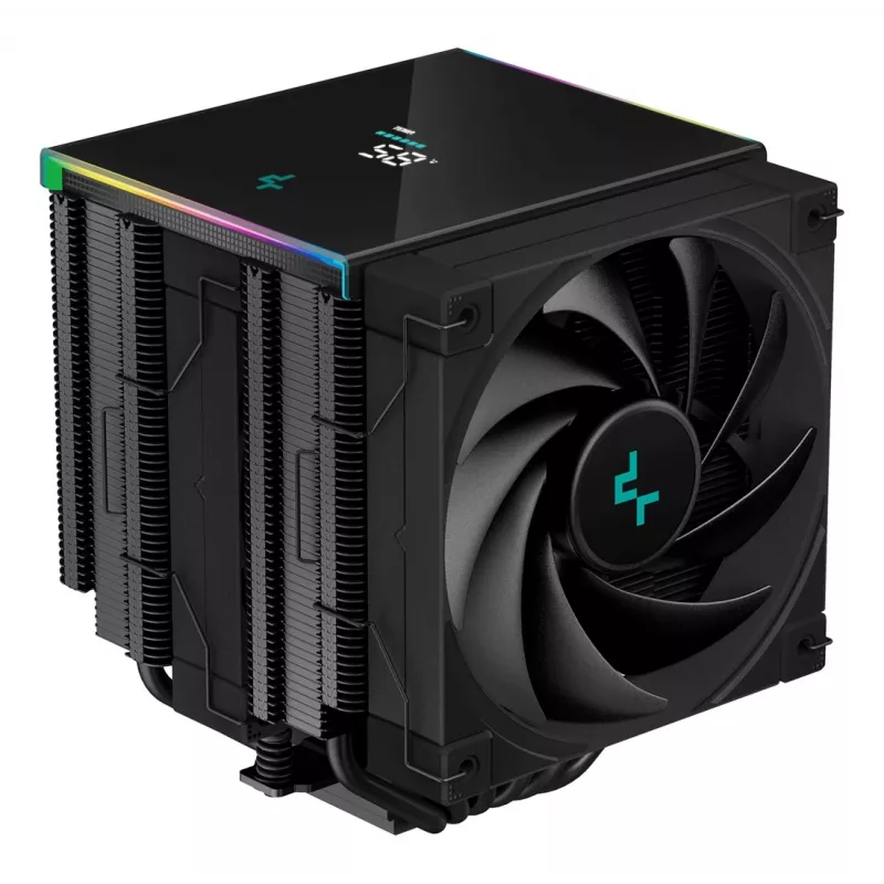 Chłodnica powietrza procesora DeepCool AK620 DIGITAL 12 cm Czarny 1 szt.