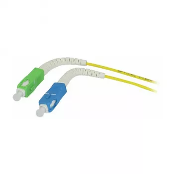 Synergy 21 LWL-1-Faser-Patchk. 2mtr.SC-SC APC 9/125u OS2 G657A2 AD 2mm flexible - Single- bzw. Monomode-Faser - 2 m