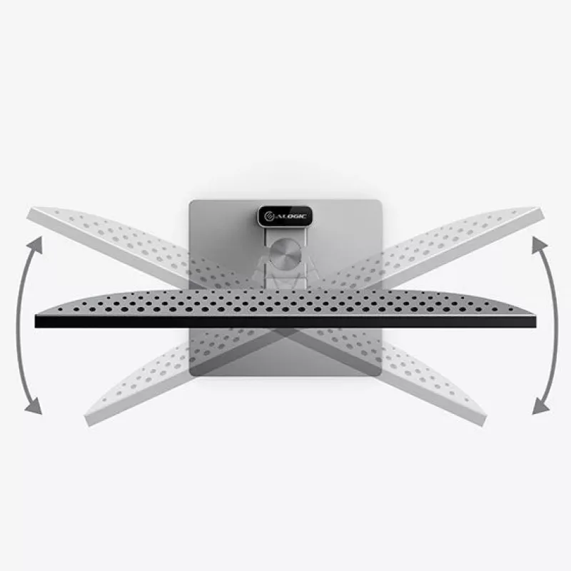 ALOGIC Clarity 27F34KCPD - Monitor LED - 68.6 cm (27) - 3840 x 2160 4K @ 60 Hz - IPS - 400 cd/m² - 1000:1 - HDR600 - 2xHDMI, DisplayPort, USB-C - Głośnik - Czarny i srebrny [E