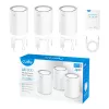 Cudy M1800 3-pack Dwuzakresowy (2.4 GHz / 5 GHz) Wi-Fi 6 (802.11ax) Biały 1 Wewnętrzny