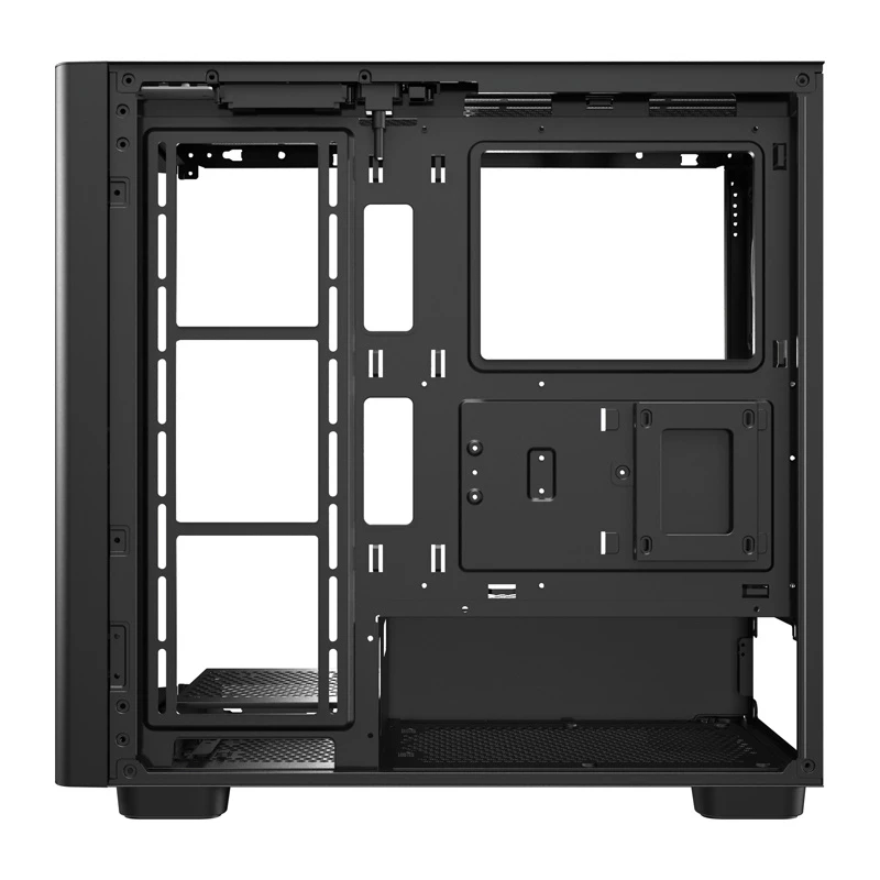 Obudowa komputerowa DarkFlash DS900G (czarna) — kompatybilna z ATX, wieża midi, panel boczny z hartowanego szkła