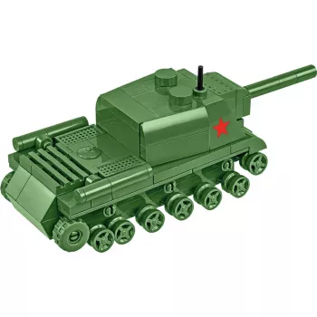 Zestaw konstrukcyjny Cobi ISU 152 — motyw II wojny światowej, 135 elementów, zielony