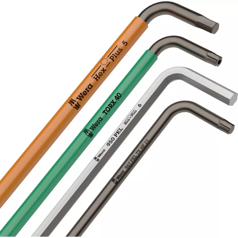 Zestaw kluczy imbusowych w kształcie L Wera 950/9 Hex-Plus 1