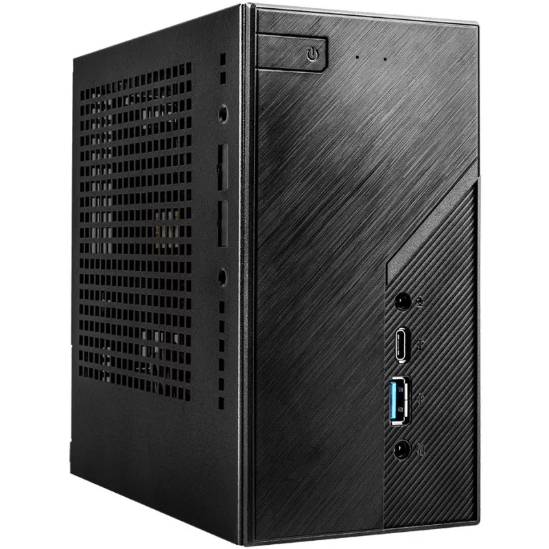 ASRock DeskMini H470 - Barebone - Mini-PC - gniazdo LGA1200 - Intel H470 - brak procesora - RAM 0 GB - GigE