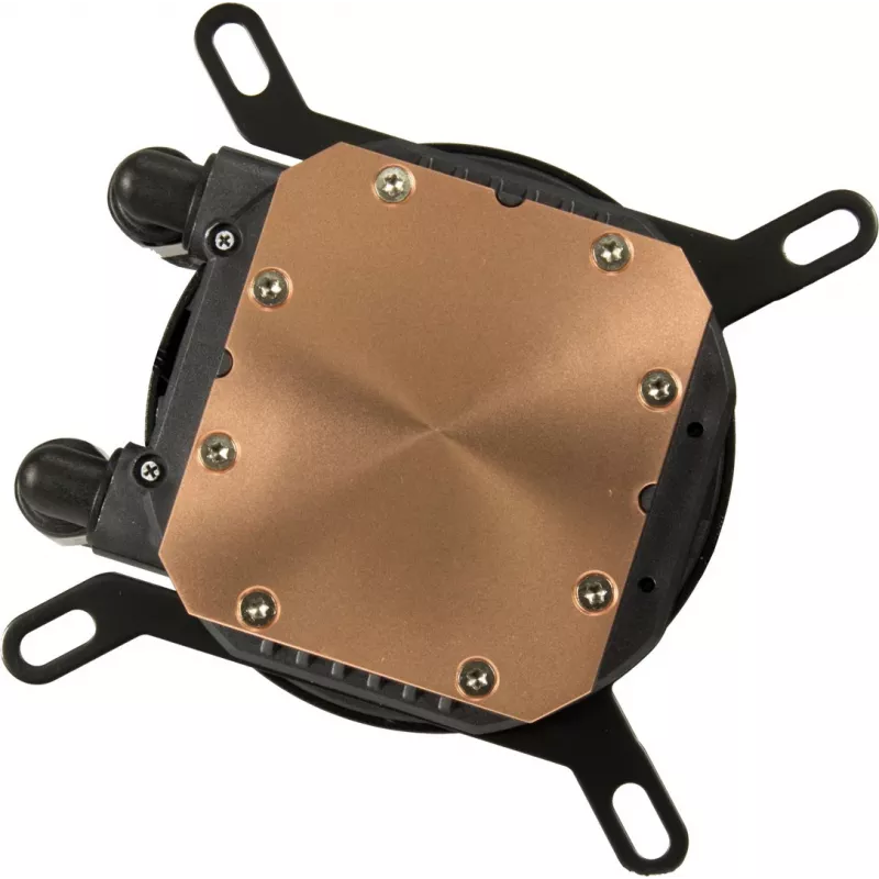 Kompaktowe chłodzenie cieczą Inter-Tech LC-120 RGB 12 cm czarny