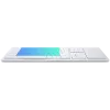 Bezprzewodowa klawiatura CLEVETURA CLVX 1 Touch-On-Keys AI — układ ANSI US Mac, przełączniki nożycowe, obudowa aluminiowa, interaktywne RGB