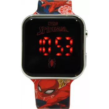 Wristwatch LED with calendar Spiderman