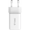Ładowarka ścienna USB-C YENKEE G35D 2x18W Power Delivery 3.0 3A