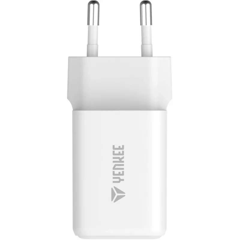 Ładowarka ścienna USB-C YENKEE G35D 2x18W Power Delivery 3.0 3A