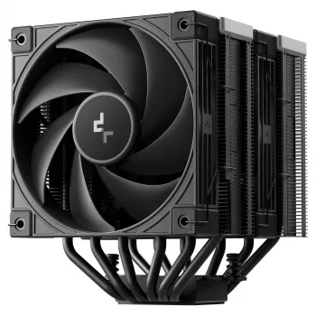 Chłodzenie powietrzne DeepCool AK620 G2, wentylator 120 mm, kompatybilne z LGA1700/1200/115x oraz AM4/AM5, czarny, 144×127×159 mm