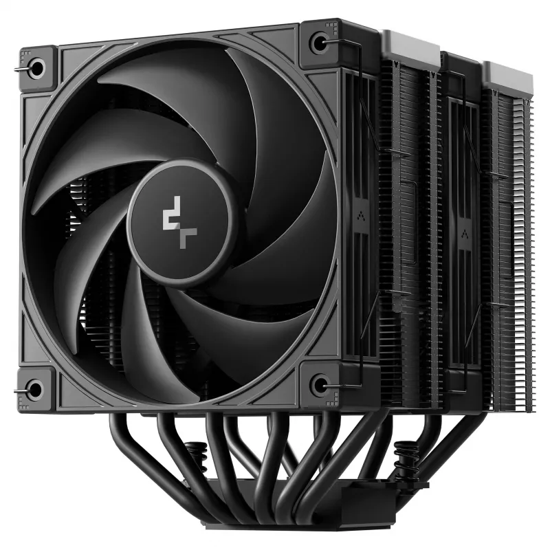 Chłodzenie powietrzne DeepCool AK620 G2, wentylator 120 mm, kompatybilne z LGA1700/1200/115x oraz AM4/AM5, czarny, 144×127×159 mm