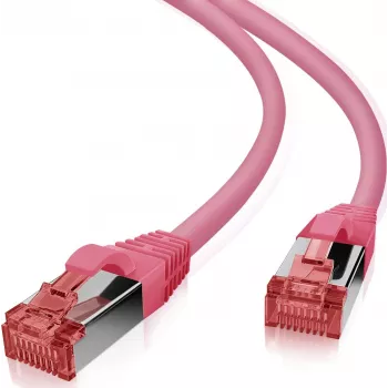 Kabel sieciowy Helos CAT6 S/FTP (PIMF) 5m magenta