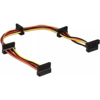 Wewnętrzny kabel zasilający DeLOCK 60141 0,4 m SATA 15-pin męski