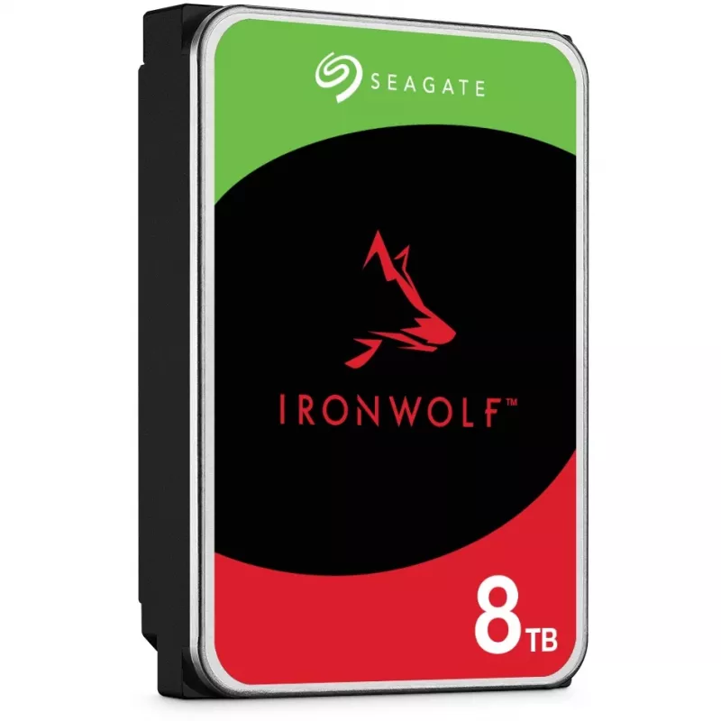 Bundle SEAGATE NAS HDD 8x8TB IronWolf 7200rpm 6Gb/s SATA 256MB cache 8.9cm 3.5inch 24x7 CMR for NAS and RAID Rackmount systems BLK