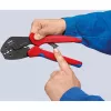 Knipex 97 33 02 zaciskarka do kabli Narzędzie do zaciskania niebieski, czerwony