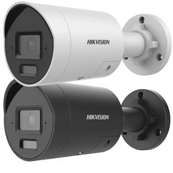 Kamera bezpieczeństwa Hikvision Pro Series z AcuSense DS-2CD2046G2H-I2U/SL(2.8MM) typu bullet IP do zastosowań zewnętrznych, rozdzielczość 2688 x 1520 pikseli, montaż sufitowy/ścienny