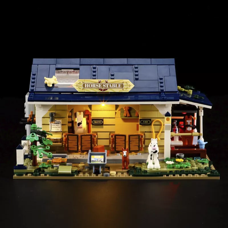 Lumibricks Pferdestall, Konstruktionsspielzeug