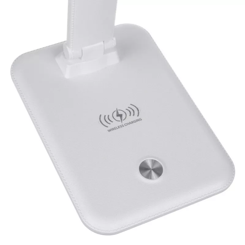 Lampa biurkowa LED MACLEAN MCE616W 9W z wbudowaną ładowarką bezprzewodową Qi