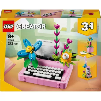 LEGO CREATOR 3w1 31169 Maszyna do pisania z kwiatami