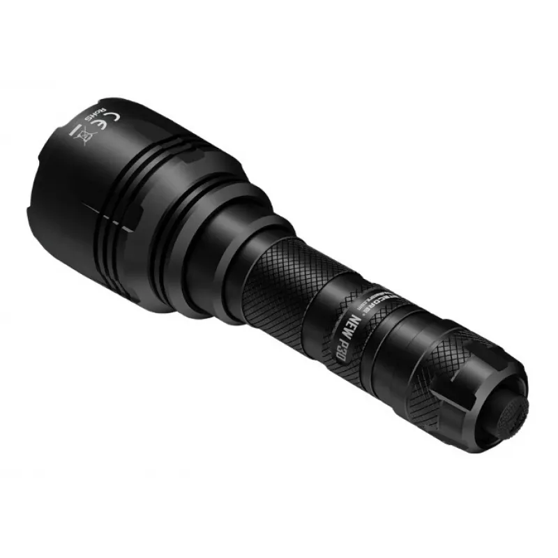 Latarka myśliwska Nitecore NEW P30 — 1000 lm, 5000 mAh, ładowanie USB, IP68, aluminium, 155,5 mm, 158,5 g