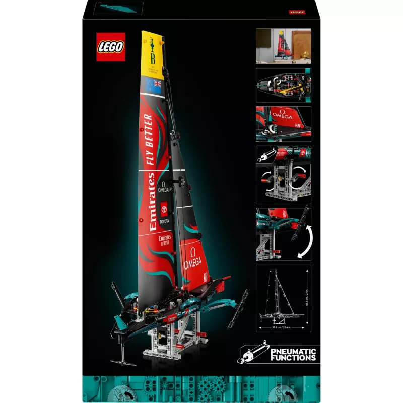 LEGO TECHNIC 42174 Emirates Team nowy Zealand AC75 Yacht