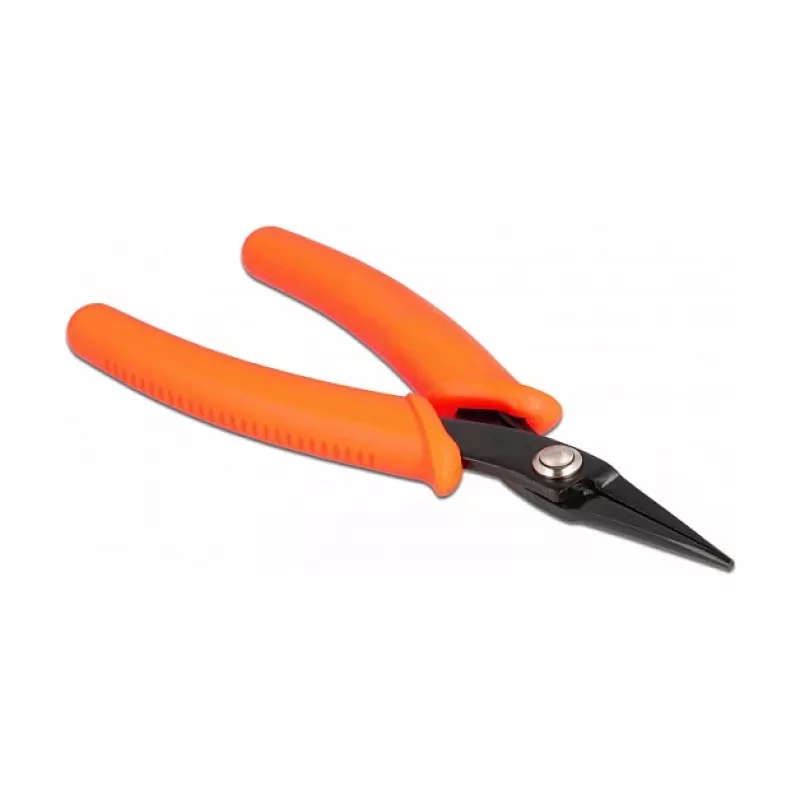 Szczypce długie DeLOCK 90544 pomarańczowe 14,2 cm