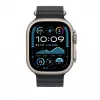 Band Apple 49mm Czarny Ocean Band Extension Natural Titanium Finish