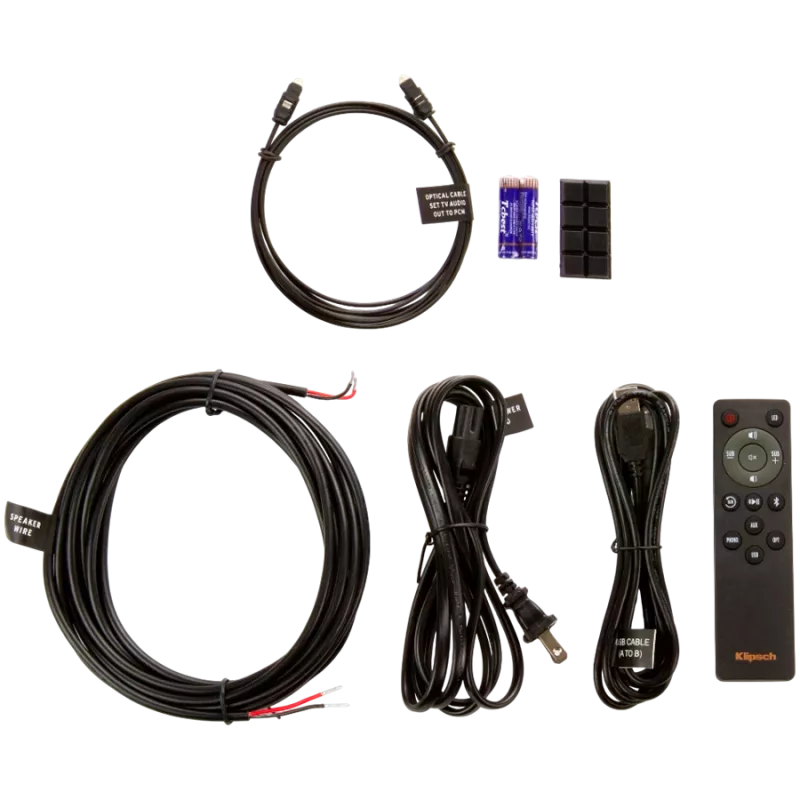 Aktywny głośnik półkowy KLIPSCH R-51PM — przewodowy i bezprzewodowy, 120 W, czarny/miedziany