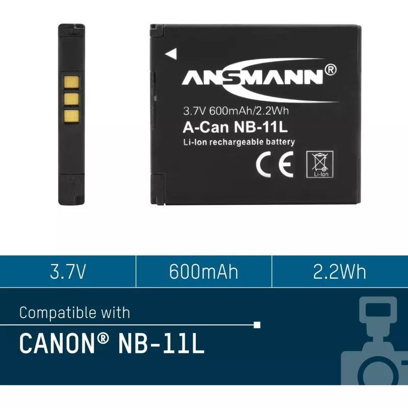 Bateria Ansmann A-Can NB-11L litowo-jonowa 600 mAh