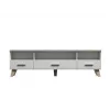 Cama RTV stand LOTTA 180cm Biały + sonoma oak