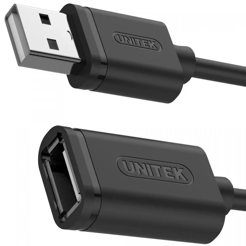 Przedłużacz kabla Unitek Y-C428GBK USB 2.0, Am-af