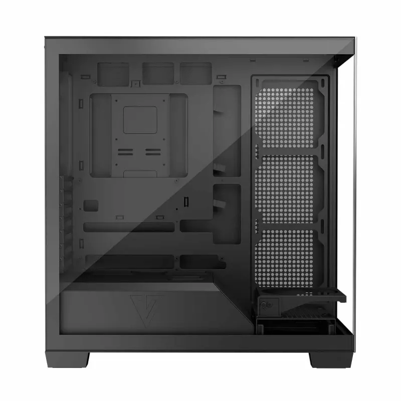 Obudowa PC MODECOM Volcano Stellar NF ATX midi tower, szkło hartowane, czarna, obsługuje płyty ATX/micro ATX, GPU do 420mm, chłodzenie CPU 175mm