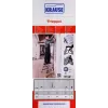 Stopień schodkowy Krause 126030 — aluminiowy, 3-stopniowy, maks. wysokość 65 cm, 6,1 kg, szerokość 500 mm
