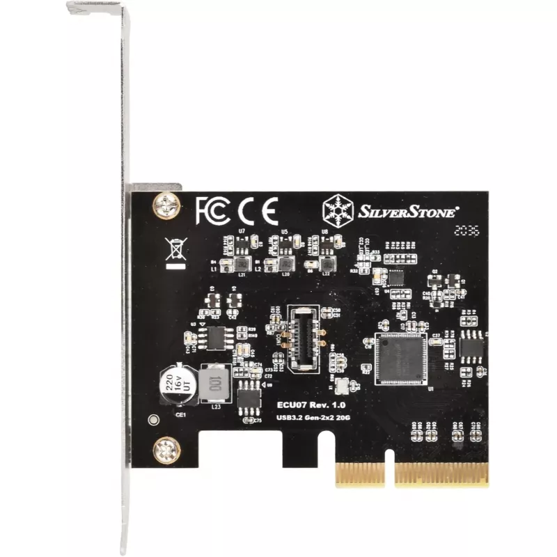 Karta rozszerzeń SILVERSTONE SST-ECU07 USB 3.0 PCIe — adapter PCI Express USB 3.0