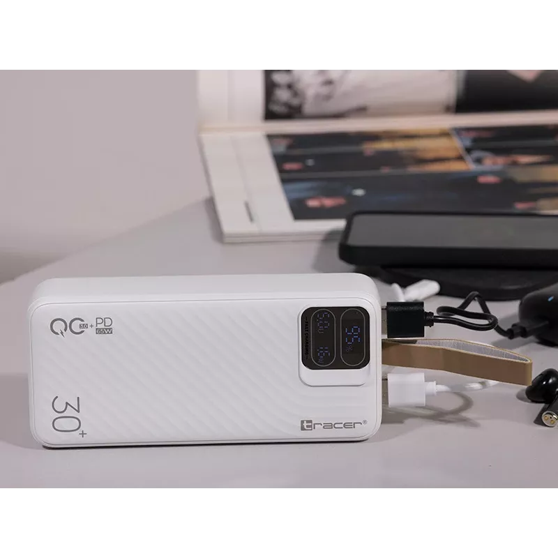 Tracer Blaze 30000 mAh 65 W, Biały