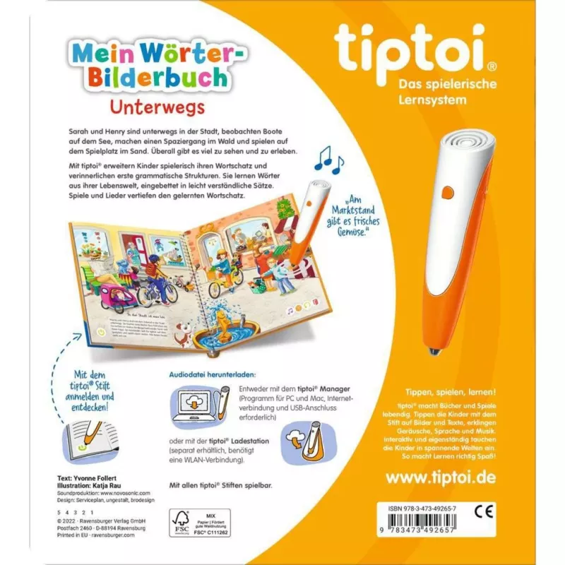 tiptoi Mein Word Picture Book: Unterwegs, książeczka edukacyjna
