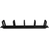 Organizer kabli Alantec PK048 1U 19 z szczotkowanym przepustem, 5 plastikowych uchwytów