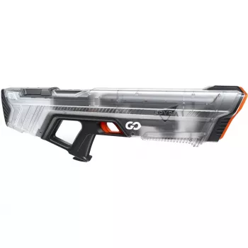 Pistolet na wodę SpyraOne SpyraGO Clear Transparent — kompaktowy, ładowalny miotacz wody SPGO1T