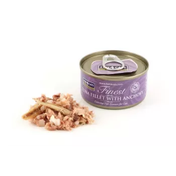 FISH4CATS Tuna fillet with anchovy - mokra karma dla kota - 70g