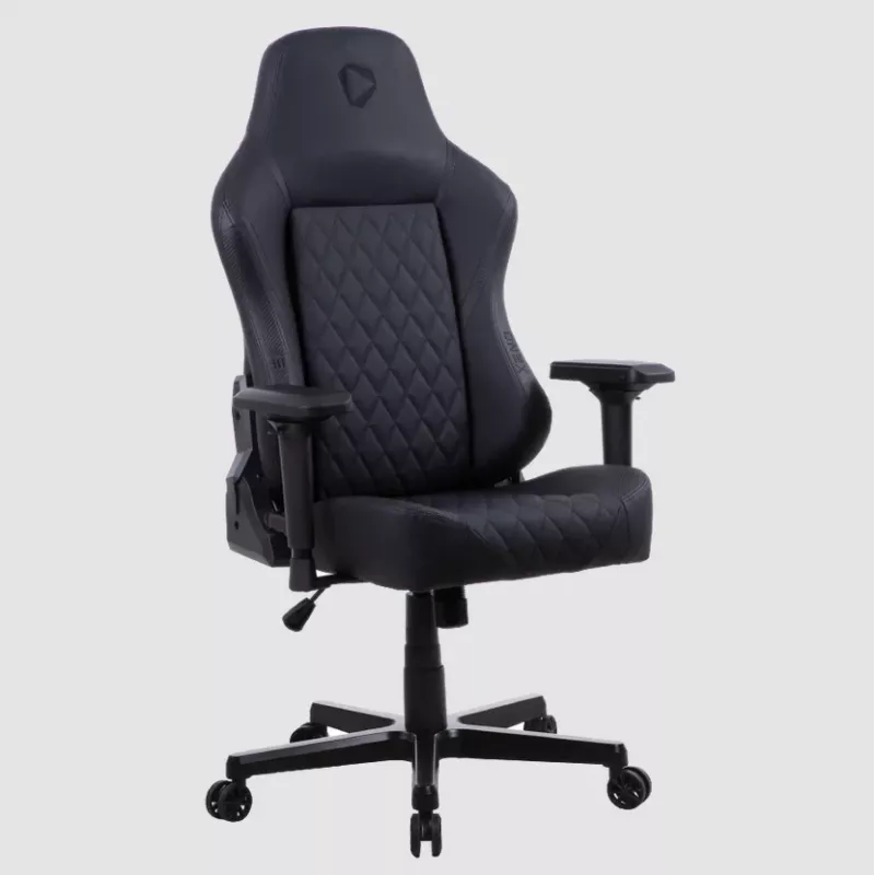 Fotel gamingowy Onex FX8 Formula X — ergonomiczne siedzisko w stylu wyścigowym, regulowane podłokietniki, odchylanie i pochylanie, czarny