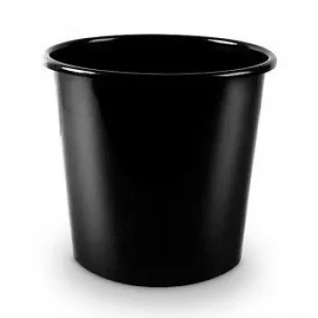 Kosz na śmieci Forpus, 11 l, czarny, plastik