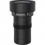 Akcesorium obiektywu do kamer bezpieczeństwa AXIS 03141-001 — ogniskowa 21,4 mm, kąt widzenia w poziomie 19,9°, czarny, opakowanie 4 szt.