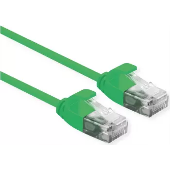 Kabel sieciowy ROLINE 21.15.3930 zielony 0,15 m Cat6a U/UTP (UTP) (21.15.3930)