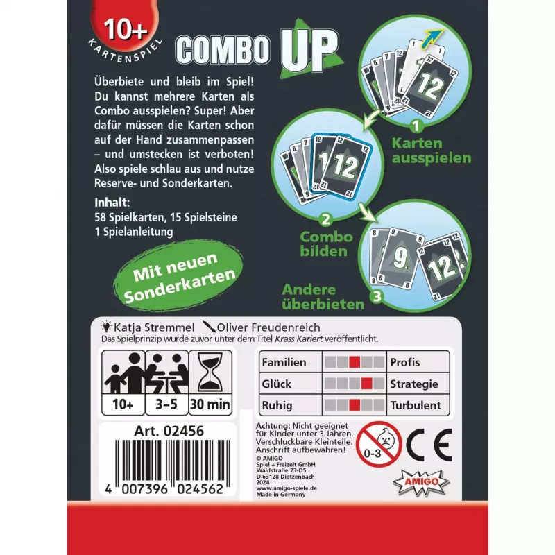 Combo Up, gra karciana