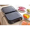 Grill kontaktowy SEVINI Pro, KG 2395 (srebrny/czarny, 1800 W)