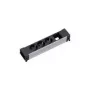Rozgałęźnik zasilania 3 gniazda AC Bachmann 909.004 czarno-srebrny