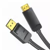 Kabel przejściowy DisplayPort na HDMI Vention HAGBH, 2 m, czarny, średnica 7 mm
